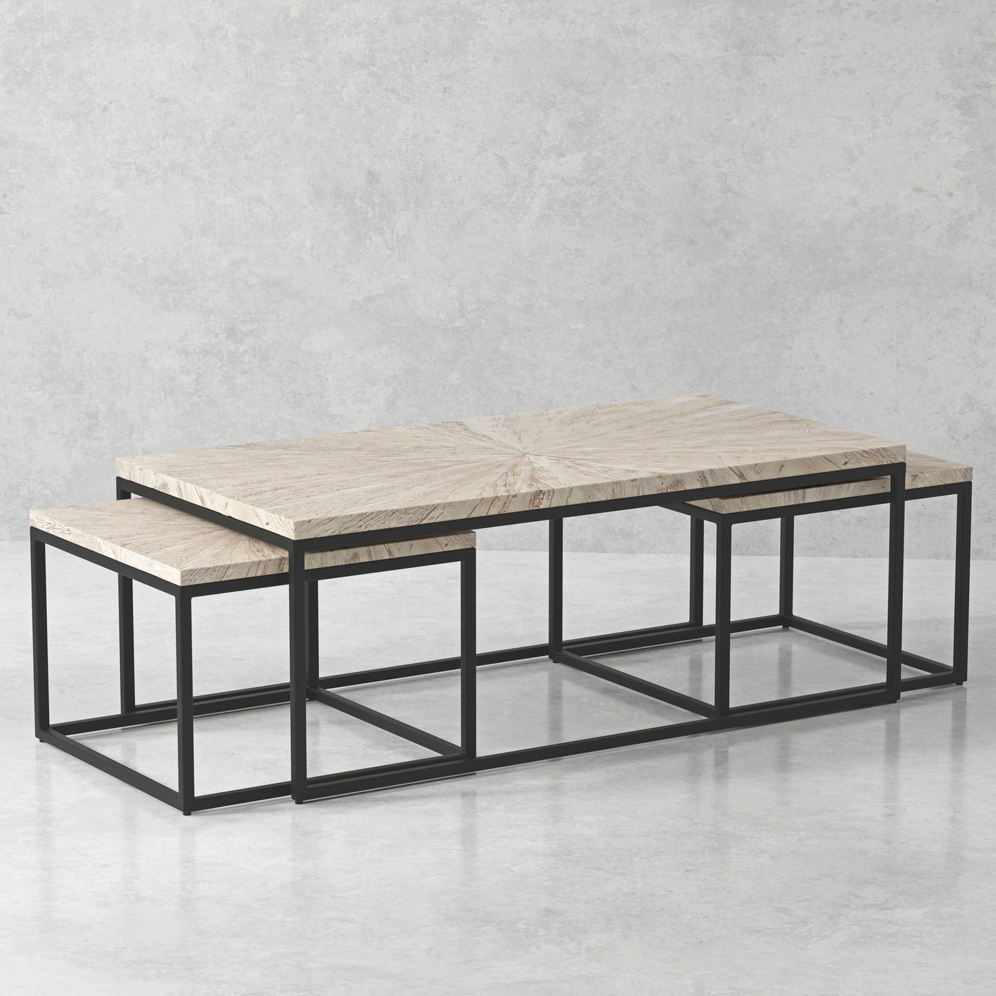 Parker House Crossings Monaco Rectangular Nesting Cocktail Table