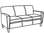 Digby Three-Cushion Sofa