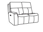 Jarvis LAF Power Reclining Loveseat with Power Headrest