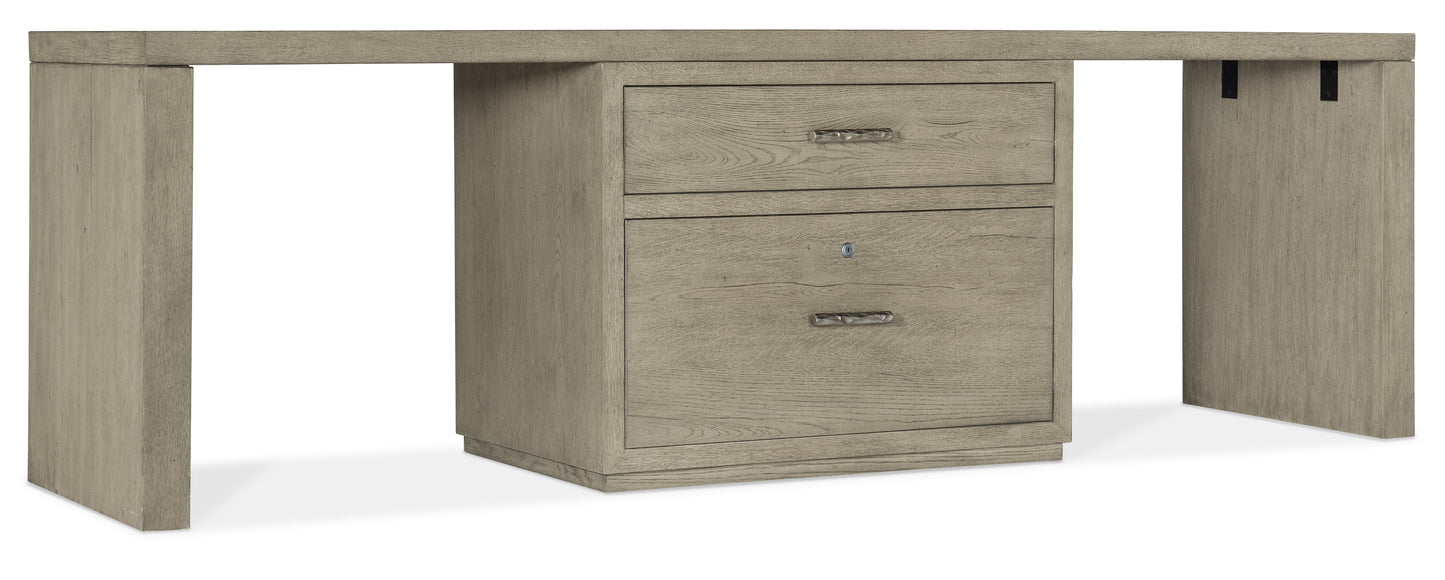 Linville Falls 96" Desk with Centered Lateral File