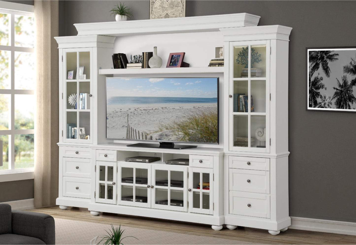 Parker House Cape Cod 4 Piece 63 In. Entertainment Wall