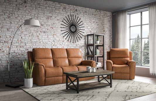 Henry Power Reclining Sofa with Power Headrests & Lumbar