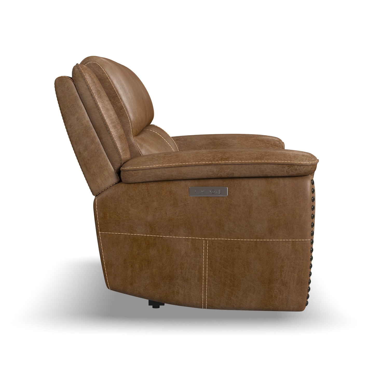 Beau Power Reclining Loveseat with Power Headrests