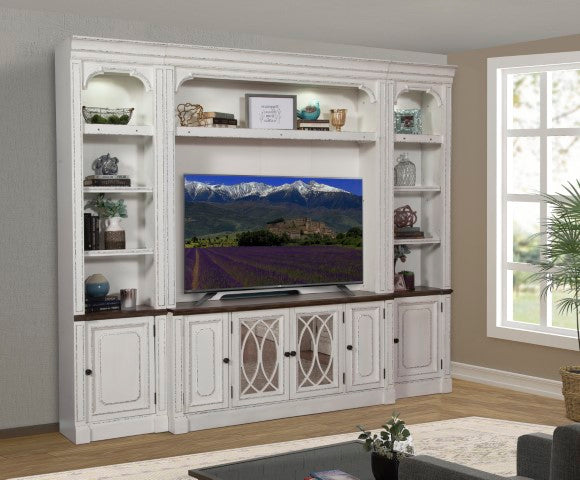 Parker House Provence 4 Piece Modular Entertainment Wall