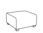 Freedom Square Cocktail Ottoman