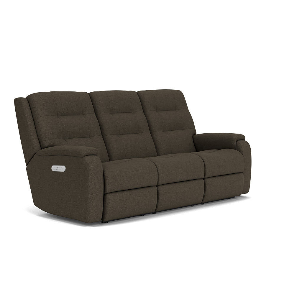 Arlo Power Reclining Sofa with Power Headrests