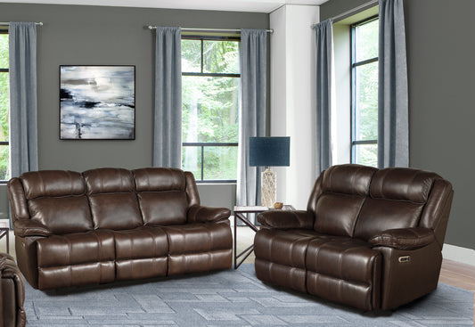 Parker Living Eclipse - Florence Brown Power Reclining Sofa Loveseat and Recliner