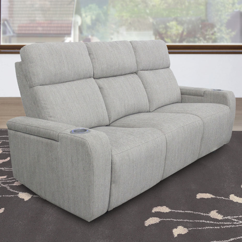 Parker Living Orpheus - Bisque Power Reclining Sofa with Drop Down Console