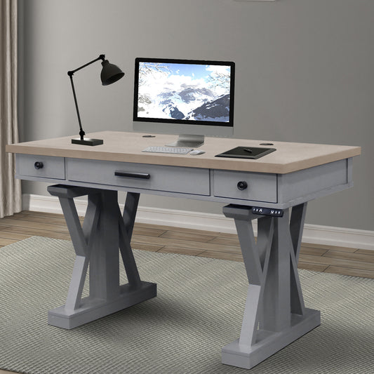 Parker House Americana Modern - Dove 56 In. Power Lift Desk