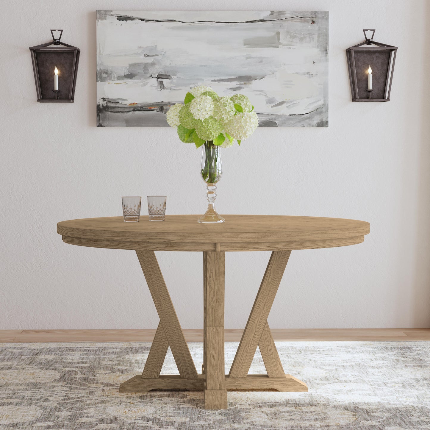 Lattice Round Dining Table