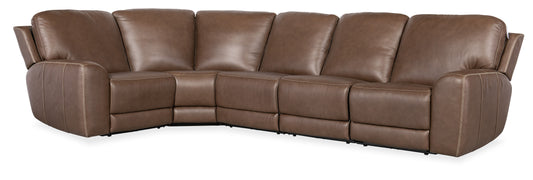 Torres 5 Piece Sectional with Power Recline & Power Headrest