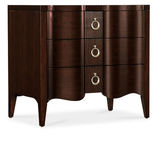 Bella Donna Three-Drawer Nightstand