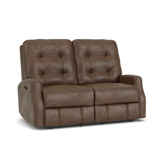 Devon Power Reclining Loveseat with Power Headrests