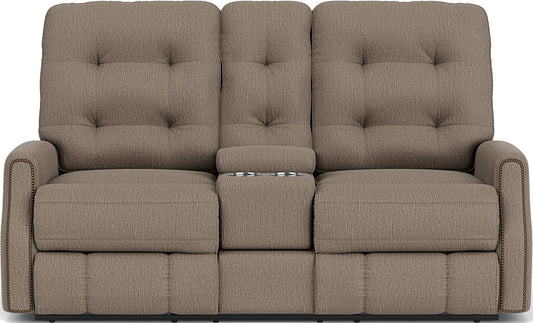 Devon Reclining Loveseat with Console