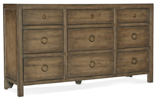 Sundance Nine-Drawer Dresser