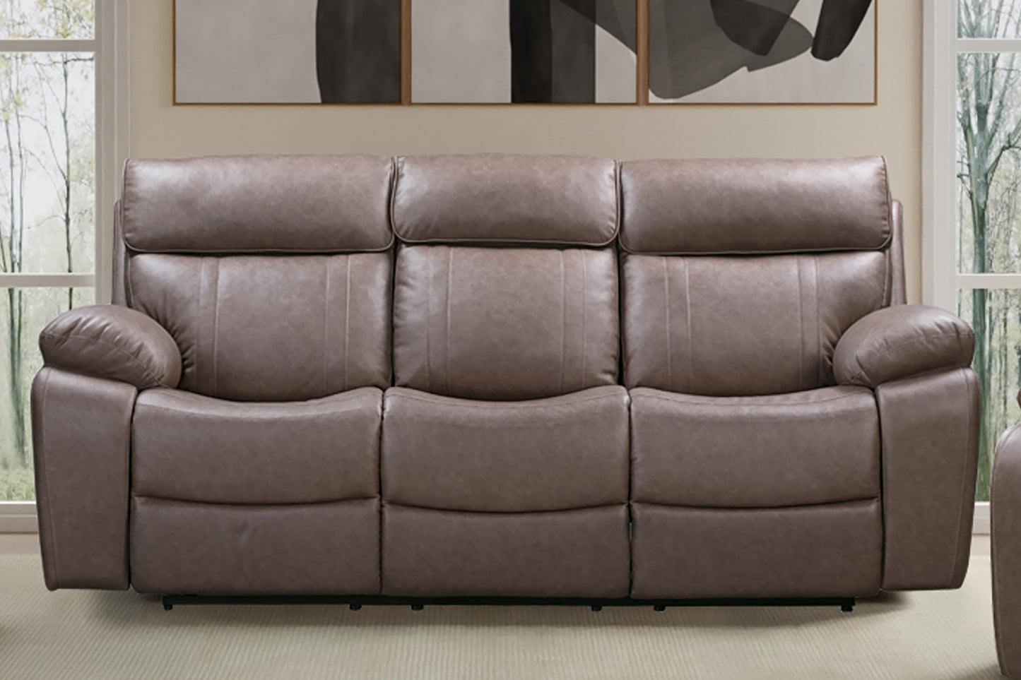 Parker Living Theon - Stokes Toffee Manual Sofa with Drop Down Table