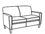 Digby Two-Cushion Sofa