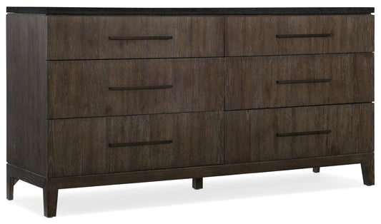 Miramar Aventura Raphael Six-Drawer Stone Top Dresser