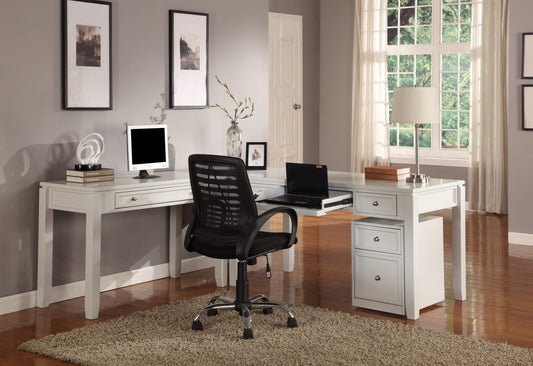 Parker House Boca L Shape Desk with Lateral File