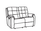 Arlo Power Reclining Loveseat