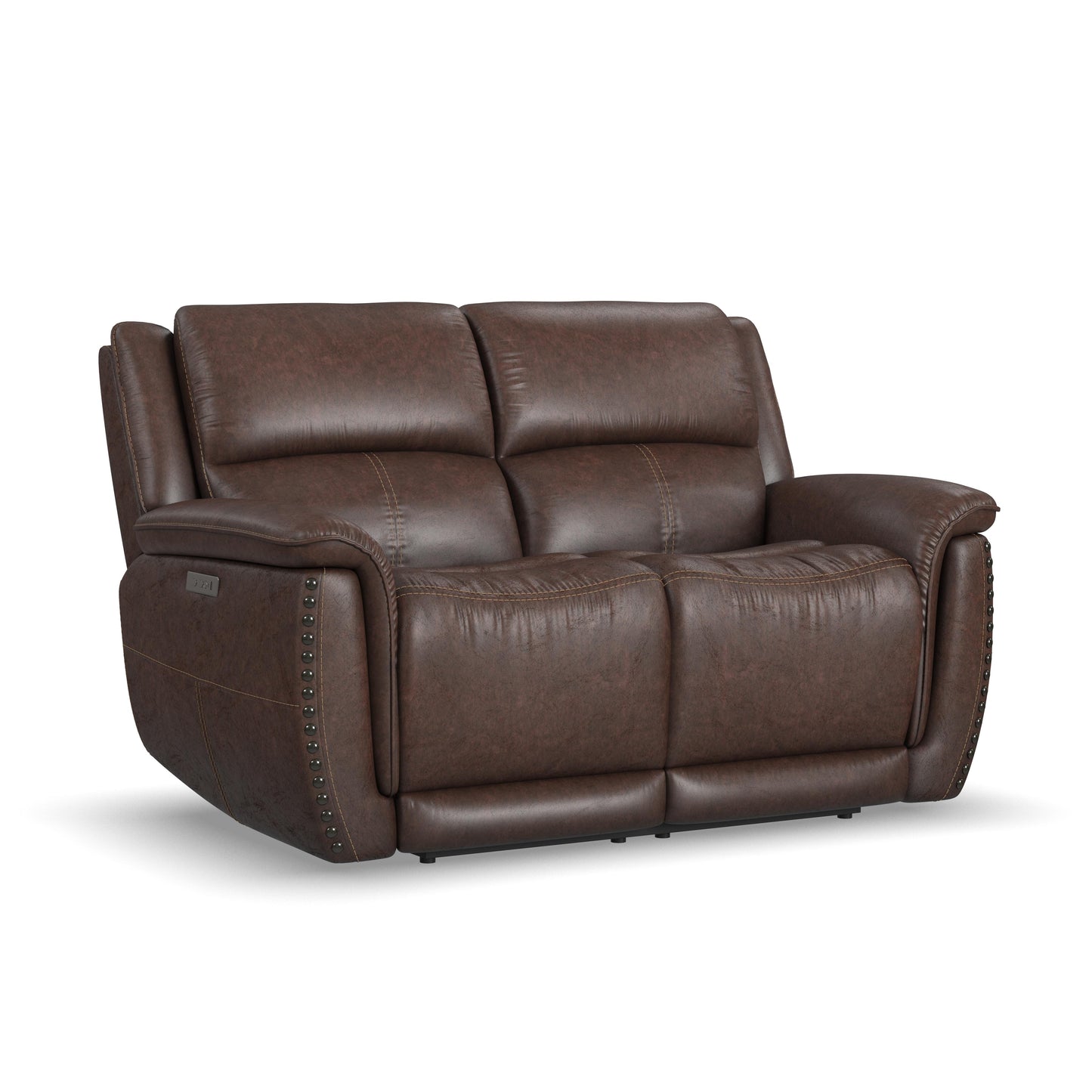 Beau Power Reclining Loveseat with Power Headrests