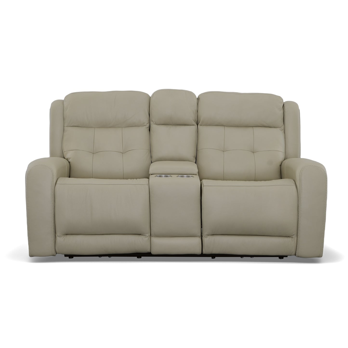 Grant Power Reclining Loveseat with Console & Power Headrests