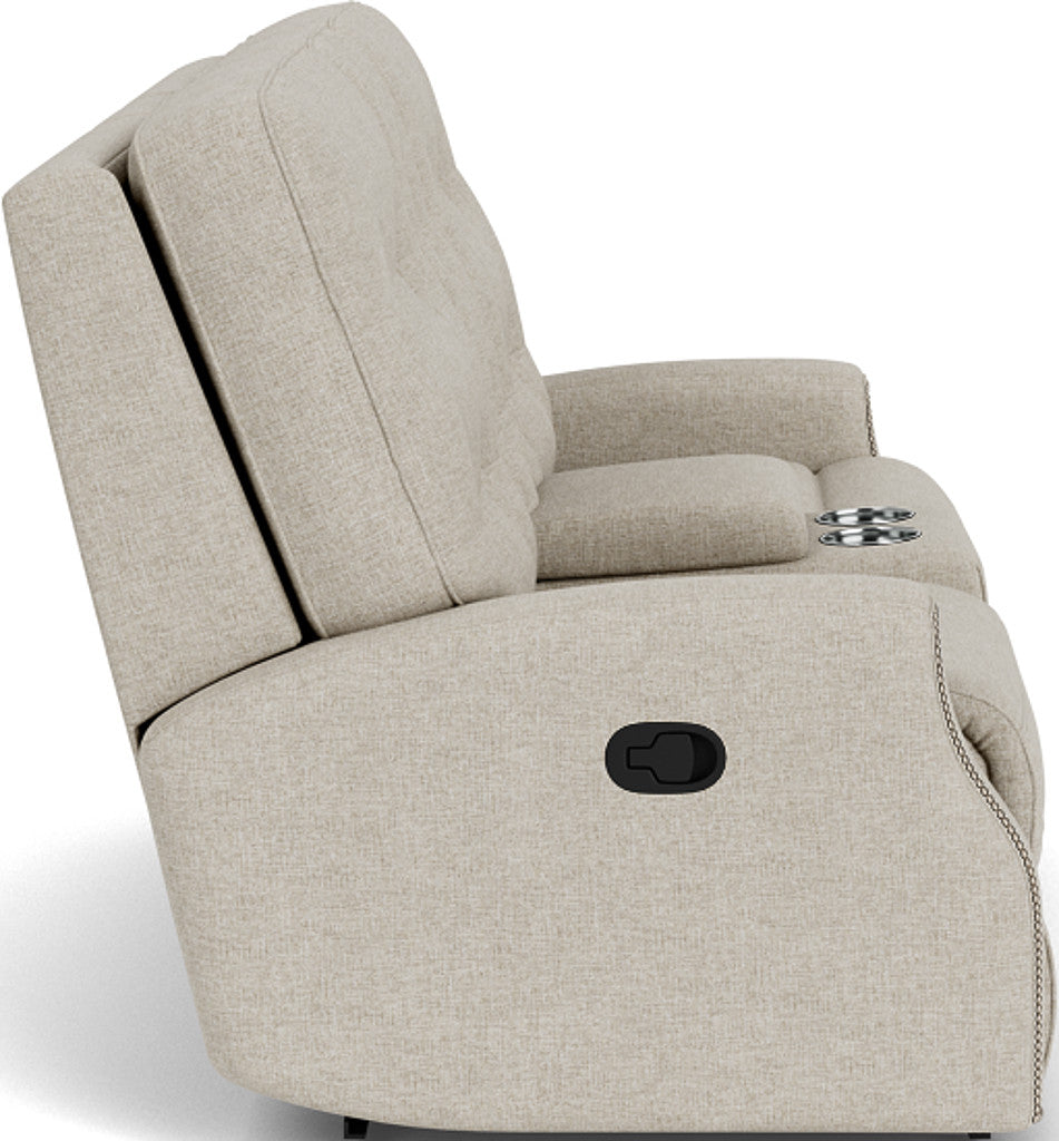 Devon Reclining Loveseat with Console