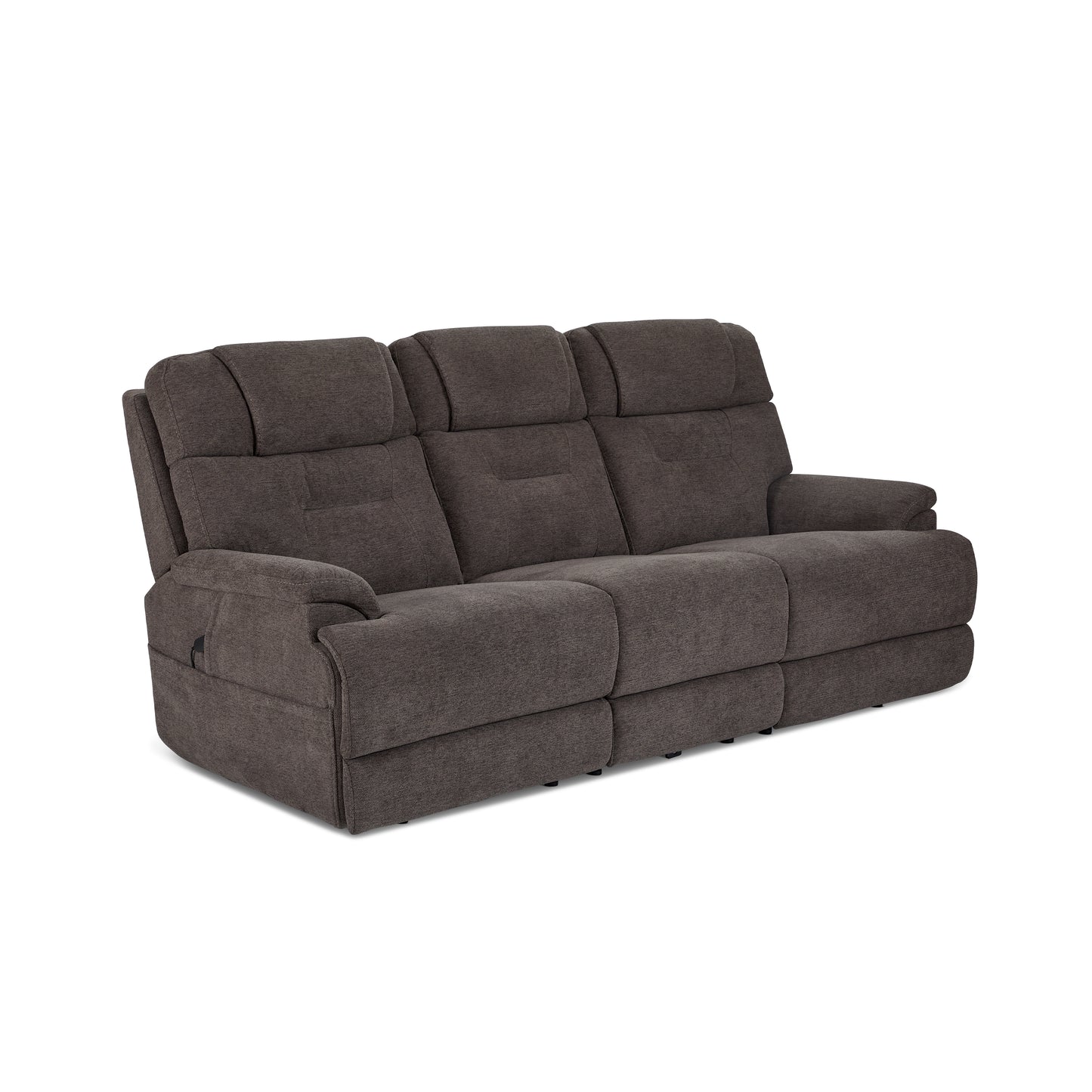 Zofa Power Reclining Sofa with Cnsl & Power Headrests/Lumbar/Heat/Mass