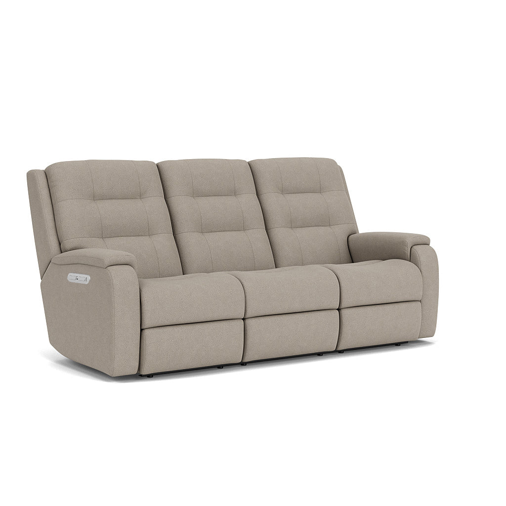 Arlo Power Reclining Sofa with Power Headrests & Lumbar