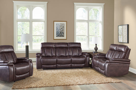 Parker Living Royce - Fantom Brown Power Reclining Sofa Loveseat and Recliner