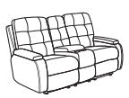 Kerrie Power Reclining Loveseat with Console