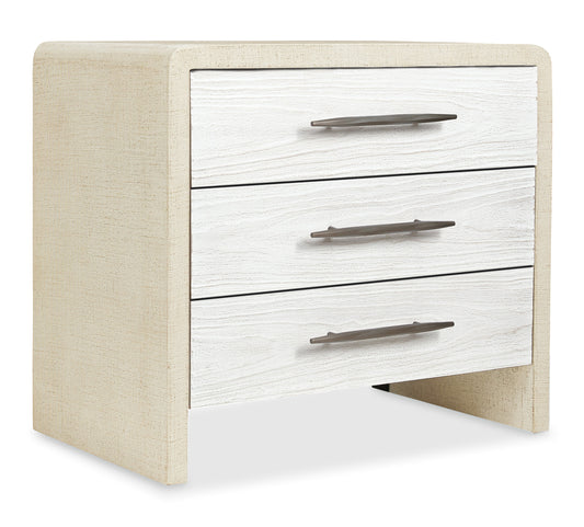 Cascade Three-Drawer Nightstand