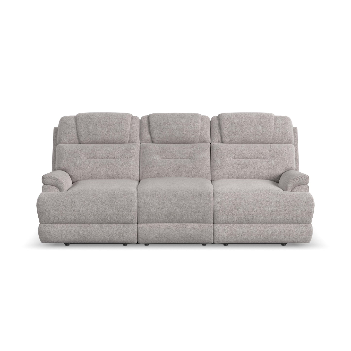 Zofa Power Reclining Sofa with Cnsl & Power Headrests/Lumbar/Heat/Mass