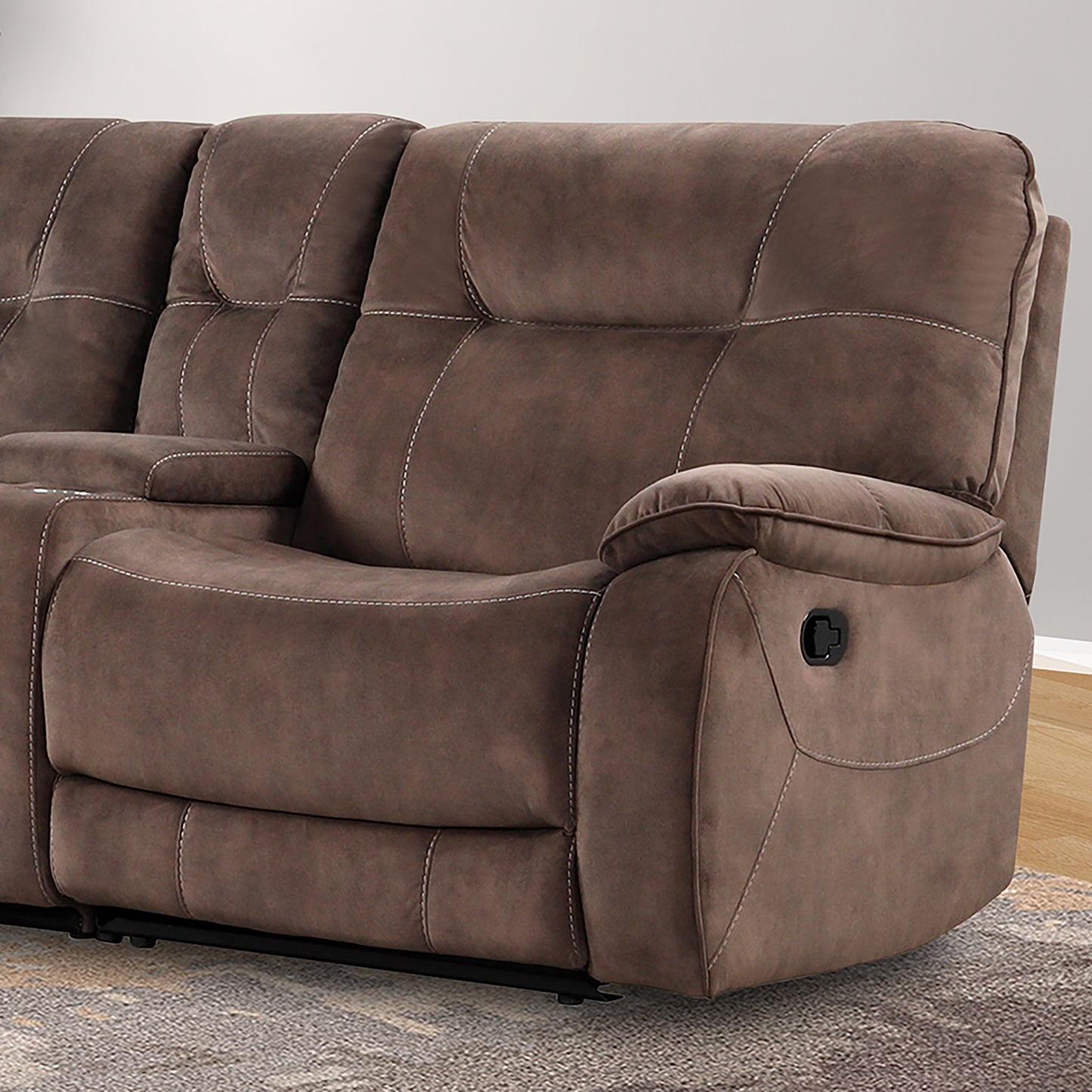 Parker Living Cooper - Shadow Brown Right Arm Facing Recliner