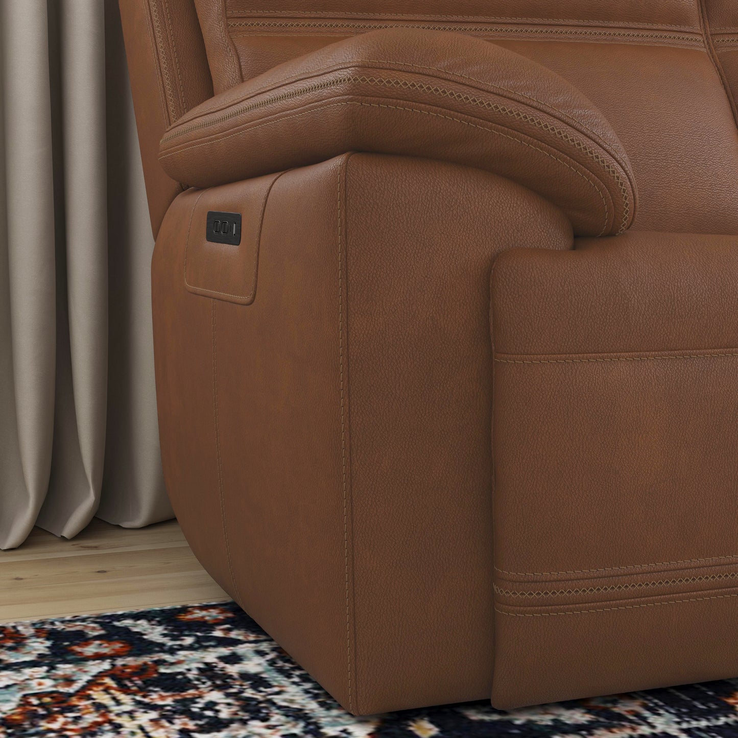 Jackson Power Reclining Sofa with Power Headrests