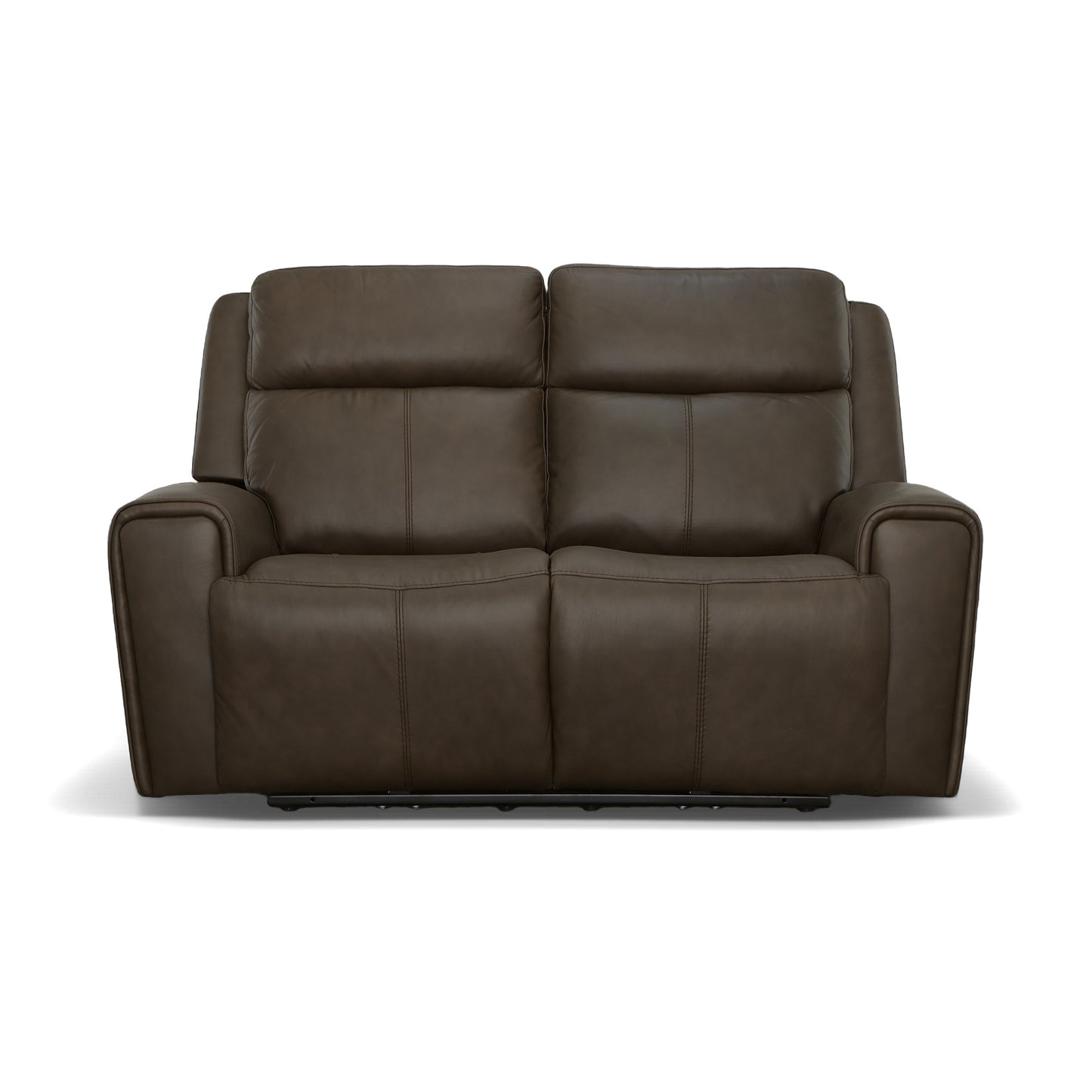 Barnett Power Reclining Loveseat with Power Headrests & Lumbar