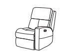 Catalina RAF Power Recliner with Power Headrest