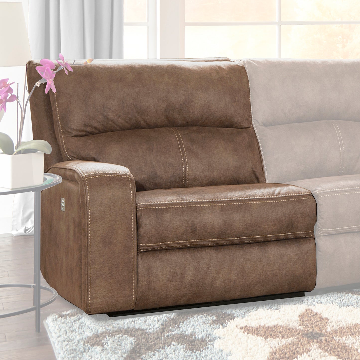 Parker Living Polaris - Kahlua Power Left Arm Facing Recliner