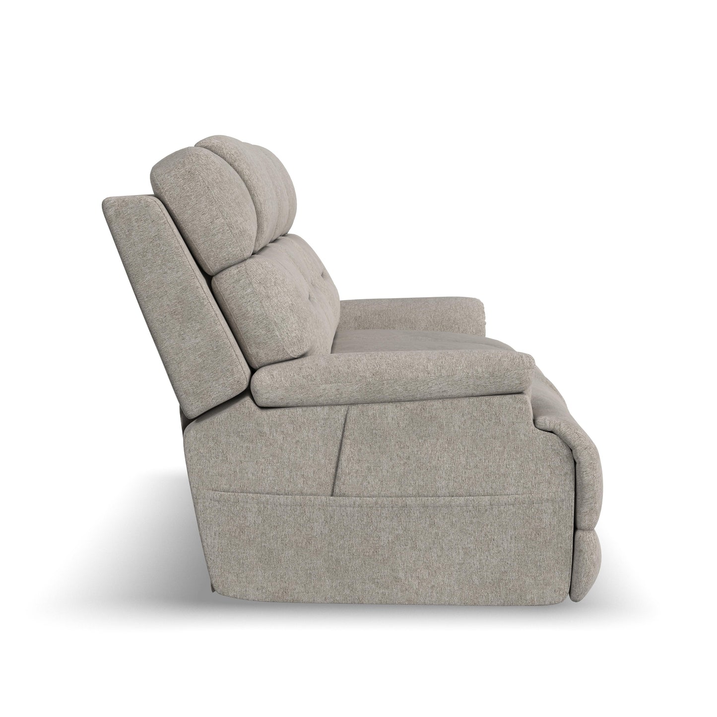 Zofa Power Reclining Sofa with Cnsl & Power Headrests/Lumbar/Heat/Mass