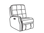 Devon LAF Power Recliner with Power Headrest