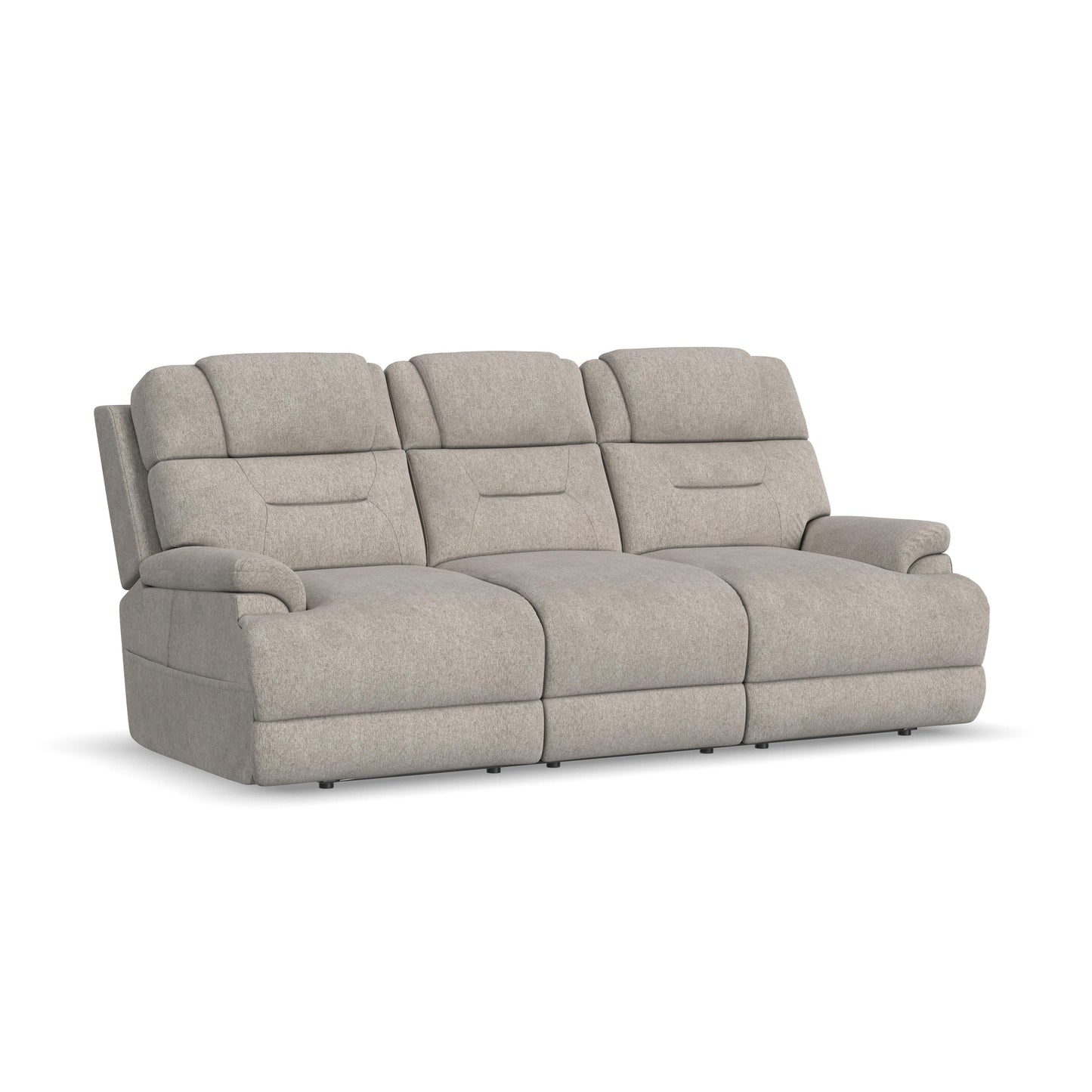 Zofa Power Reclining Sofa with Cnsl & Power Headrests/Lumbar/Heat/Mass