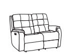 Arlo Power Reclining Loveseat with Power Headrests