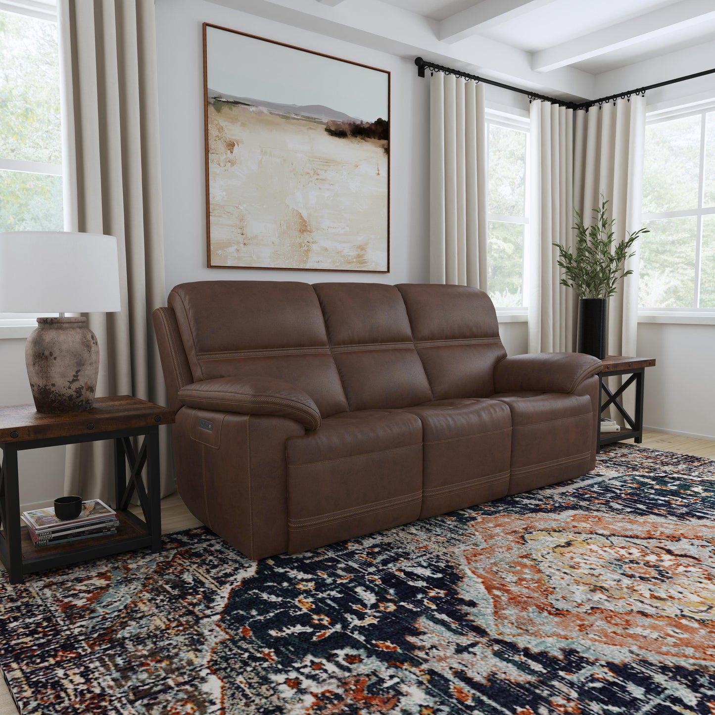 Jackson Power Reclining Sofa with Power Headrests