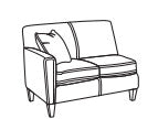 Digby LAF Loveseat