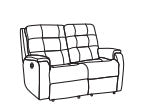 Arlo Power Reclining Loveseat