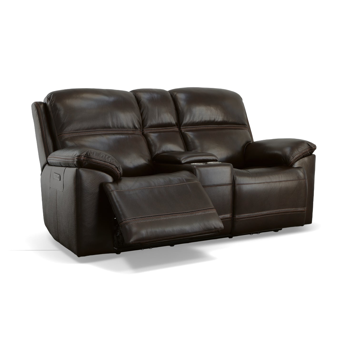 Jackson Power Reclining Loveseat with Console & Power Headrests