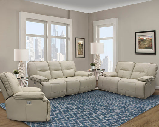 Parker Living Spartacus - Oyster Power Reclining Sofa Loveseat and Recliner