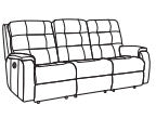 Arlo Power Reclining Sofa