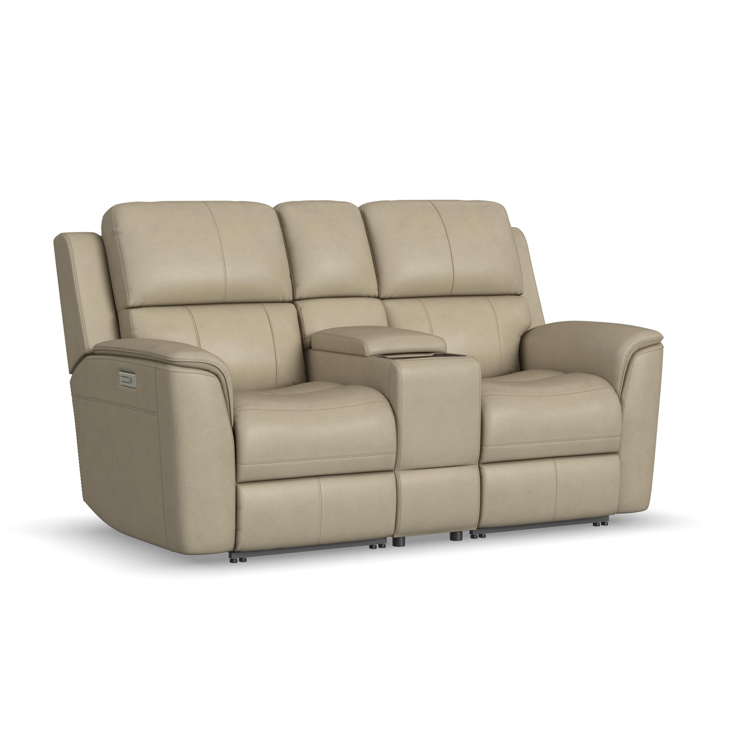 Henry Power Reclining Loveseat with Console & Power Headrests & Lumbar