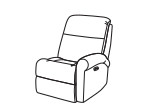 Davis RAF Power Recliner with Power Headrest